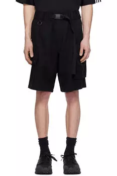 Черные шорты-карго из твила Y-3