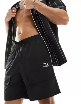 Черные шорты карго PUMA Classics