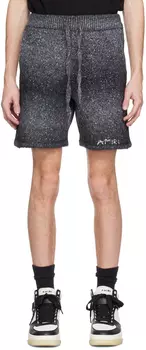 Черные шорты космической окраски AMIRI