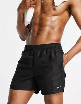 Черные шорты Nike Swim Volley 5 дюймов