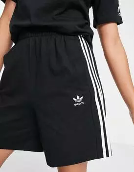 Черные шорты оверсайз adidas Originals