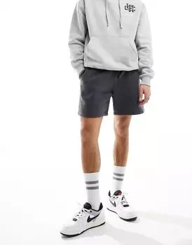 Черные шорты оверсайз премиум-класса ASOS DESIGN