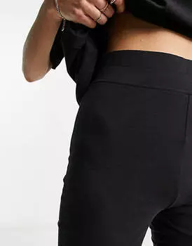 Черные шорты потертого цвета и футболка оверсайз Chloe