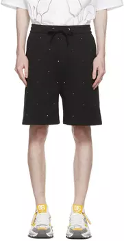 Черные шорты Rockstud Valentino