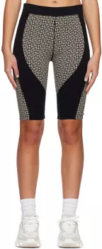 Черные шорты с монограммой Balmain