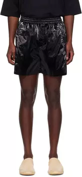 Черные шорты с окантовкой AMOMENTO