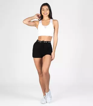 Черные шорты с поясом и логотипом ананаса Pineapple, черный