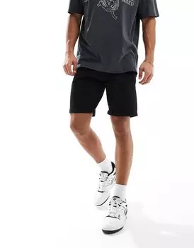 Черные шорты с пятью карманами Jack & Jones