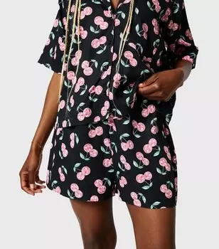 Черные шорты Skinnydip из хлопковой смеси с принтом диско-вишни Skinnydip, черный