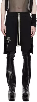 Черные шорты со скошенной кромкой Champion Edition Rick Owens