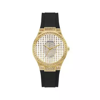 Черные силиконовые часы GUESS
