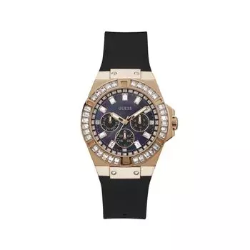 Черные силиконовые часы GUESS