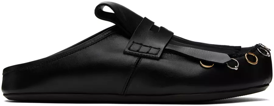 Черные слипоны Sabot Marni