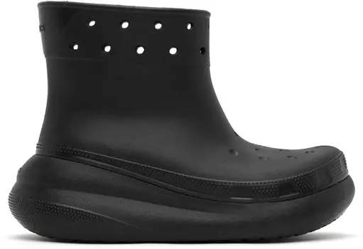 Черные сокрушительные ботинки Crocs
