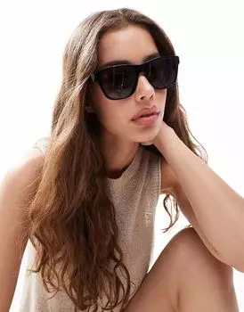 Черные солнцезащитные очки AllSaints Milo