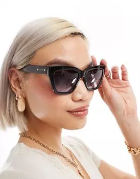Черные солнцезащитные очки AllSaints Minerva