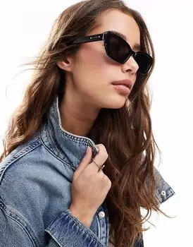 Черные солнцезащитные очки AllSaints Rei