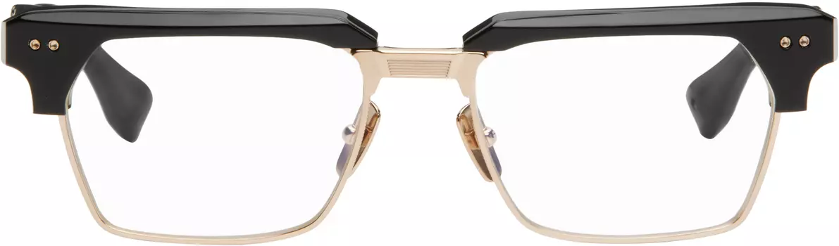 Черные солнцезащитные очки Grandmaster-Nine Dita, Black/White gold