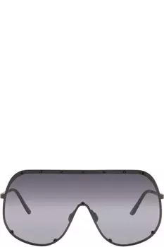 Черные солнцезащитные очки Hollywood Shield Rick Owens
