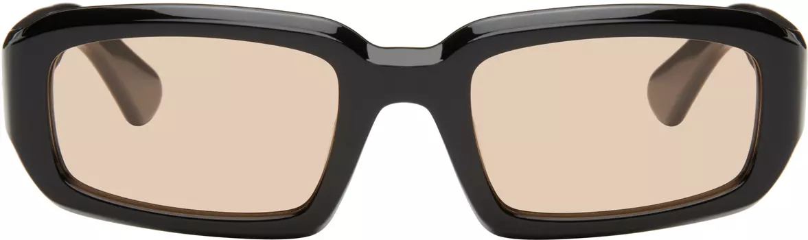 Черные солнцезащитные очки Mektoub Port Tanger, черный/янтарный