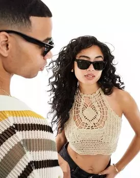 Черные солнцезащитные очки Ray-Ban Reverse Wayfarer