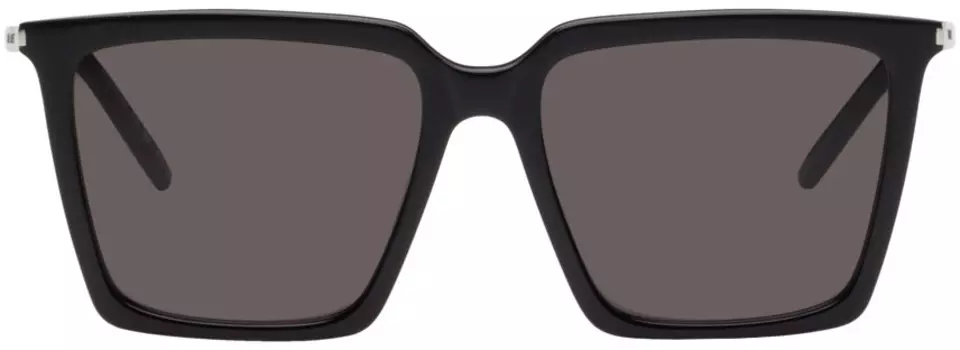 Черные солнцезащитные очки SL 474 Saint Laurent, цвет Black