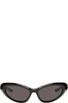 Черные солнцезащитные очки Sporty B Round AF Balenciaga