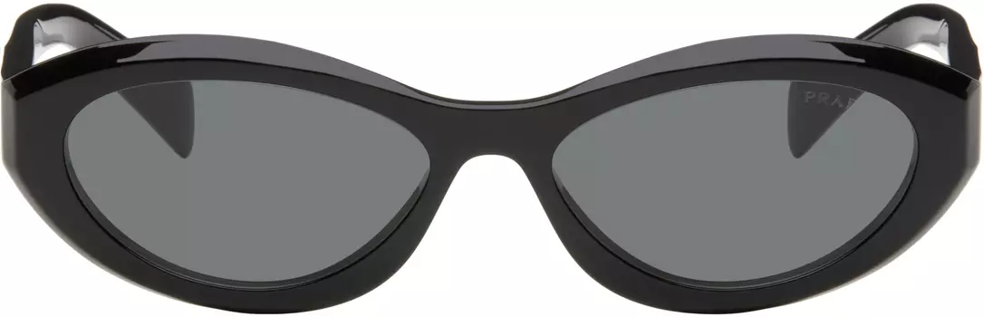 Черные солнцезащитные очки Symbole Prada Eyewear, Slate gray lenses/Black