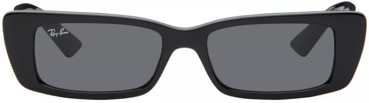 Черные солнцезащитные очки Teru Ray-Ban, Shiny black/Smoke