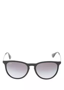 Черные солнцезащитные очки унисекс круглой формы erika Ray-Ban