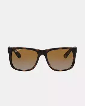 Черные солнцезащитные очки Wayfarer Ray-Ban, коричневый