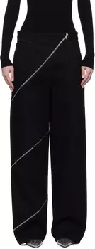 Черные спиральные джинсы ALAA