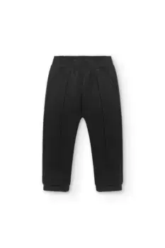 Черные спортивные брюки для девочки на резинке на талии Charanga