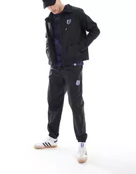 Черные спортивные брюки Prince, однотонные