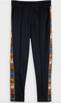 Черные спортивные брюки с лентой Scotch & Soda, черный