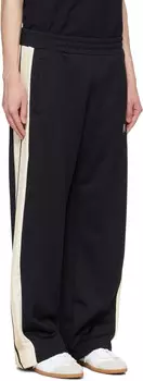 Черные спортивные брюки с монограммой Palm Angels, Black/Off white
