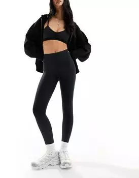 Черные спортивные легинсы с завышенной талией ASOS 4505 Icon bum