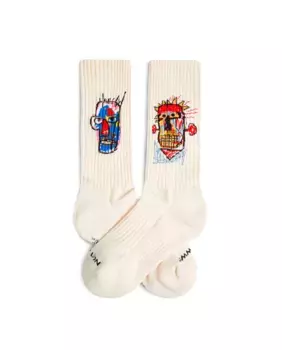 Черные спортивные носки для мужчин Basquiat Gem Spa Jimmy Lion, естественный