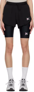 Черные спортивные шорты с разрезом Vedana District Vision