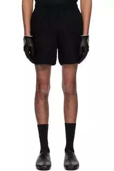 Черные спортивные шорты в полоску Ernest W. Baker