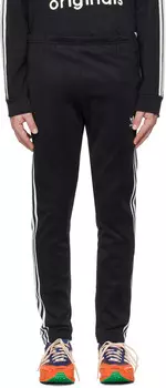 Черные спортивные штаны Adicolor Classics Beckenbauer Adidas Originals, черный/белый