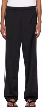 Черные спортивные штаны Adicolor Classics Firebird Adidas Originals, черный/белый