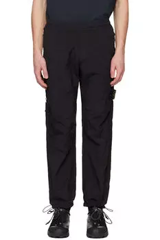 Черные спортивные штаны ECONYL из регенерированного нейлона и металла Stone Island