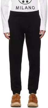 Черные спортивные штаны из ткани френч терри Moschino