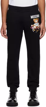 Черные спортивные штаны Moschino Teddy Bear