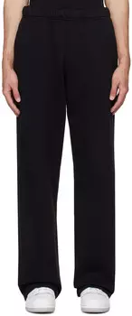 Черные спортивные штаны с лужей Les Tien, цвет Jet black