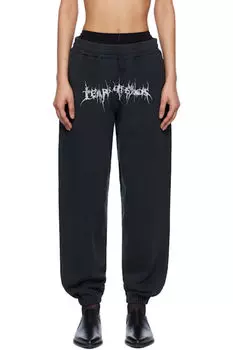 Черные спортивные штаны «Слезы Эроса» Liza Keane