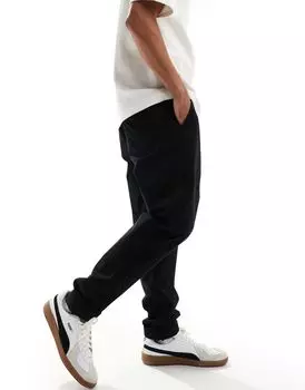 Черные спортивные узкие брюки чинос Hollister