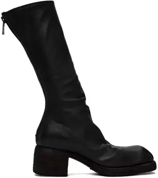 Черные стандартные ботинки 9089 Guidi