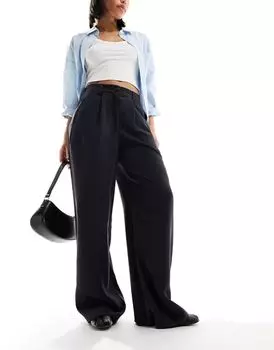 Черные стираные брюки для папы ASOS